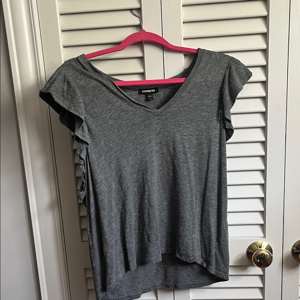 Express Charcoal Short Sleeve Women's Tee
